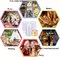50 Pack 8oz Disposable Clear Plastic Cups with Dome Lids(Hole in the Lid),PET Dessert Cups,Disposable Snack Bowls for Ice Cream,Cake,Fruit,Parfait, Pudding and Shot